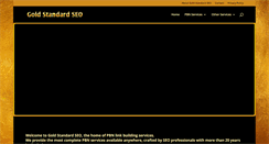 Desktop Screenshot of goldstandardseo.com